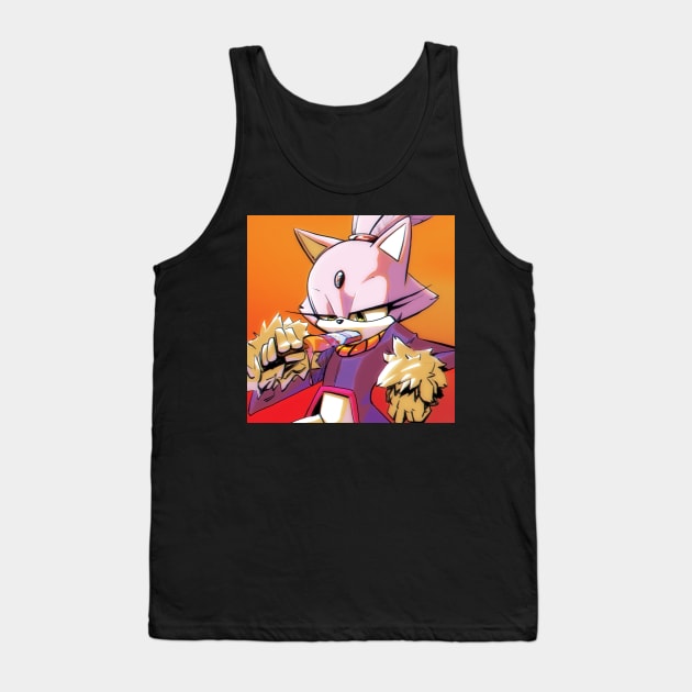 Blaze The Cat popsicle Tank Top by CopyMirror